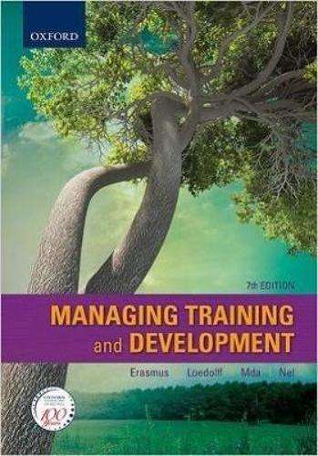 ZOLD MANAGING TRAINING & DEVELOPMENT 7ED - ERASMUS,B