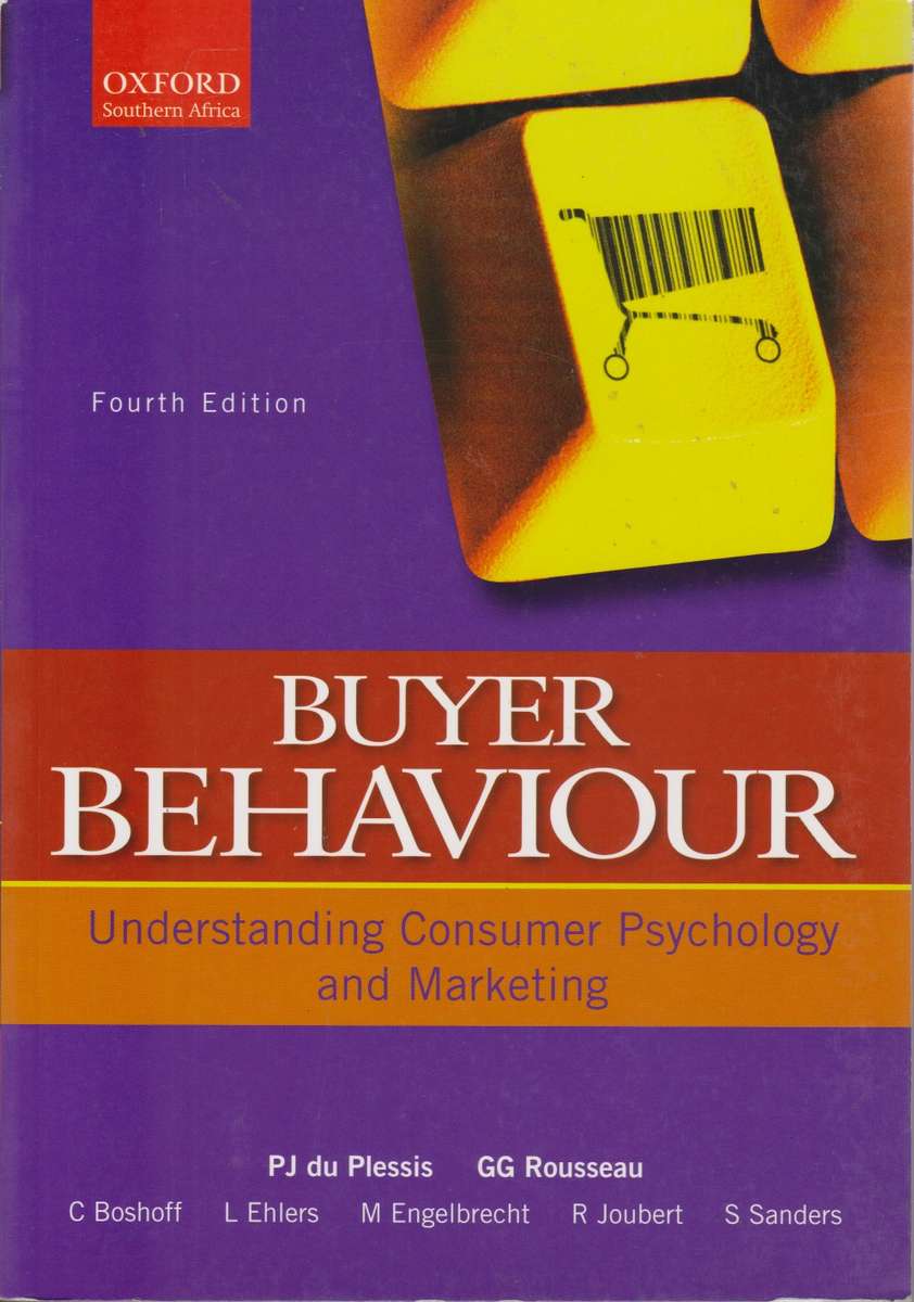 BUYER BEHAVIOR 4ED SECONDHAND - DUPLESSIS,P