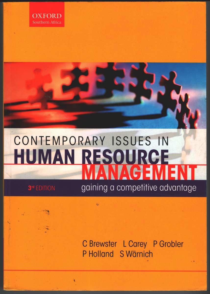 CONTEMPORARY ISSUES IN HR MANAGEMENT - BREWSTER,C