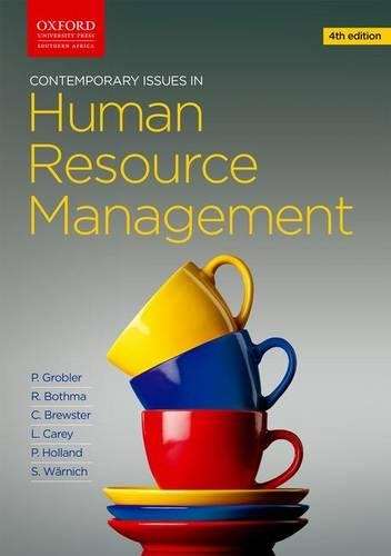 Contemporary Issues in Human Resource Management - Rob Bothma