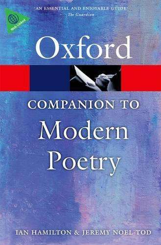The Oxford Companion to Modern Poetry in English - OXFORD