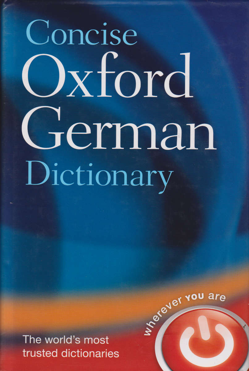 CONCISE OXFORD GERMAN DICT 3ED SECONDHAND - GERMAN