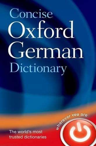 CONCISE OXFORD GERMAN DICT 3ED - GERMAN
