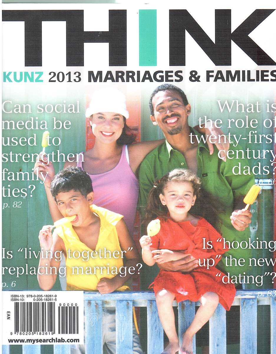 THINK MARRIAGES & FAMALIES 2ED SECONDHAND - KUNZ