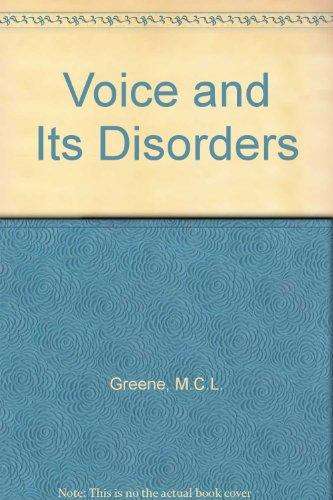 VOICE & ITS DISORDERS 2H SECONDHAND - GREENE,M