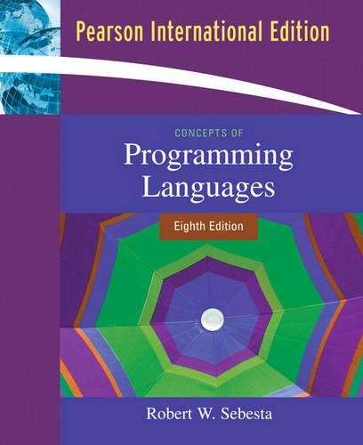 Concepts of Programming Languages - Robert W. Sebesta