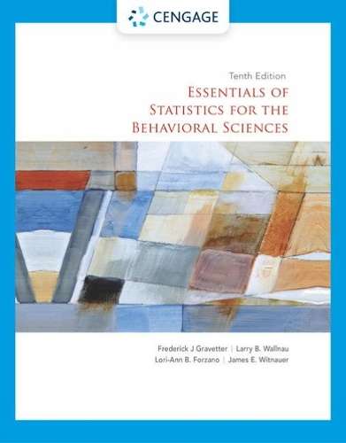 Essentials of Statistics for the Behavioral Sciences - Frederick Gravetter
