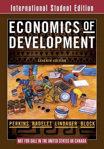 ECONOMICS OF DEVELOPMENT REV 7E - PERKINS,D
