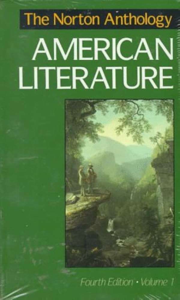 NORTON ANTH AMER LIT VOL 1 4TH ED - ANTHOLOGY