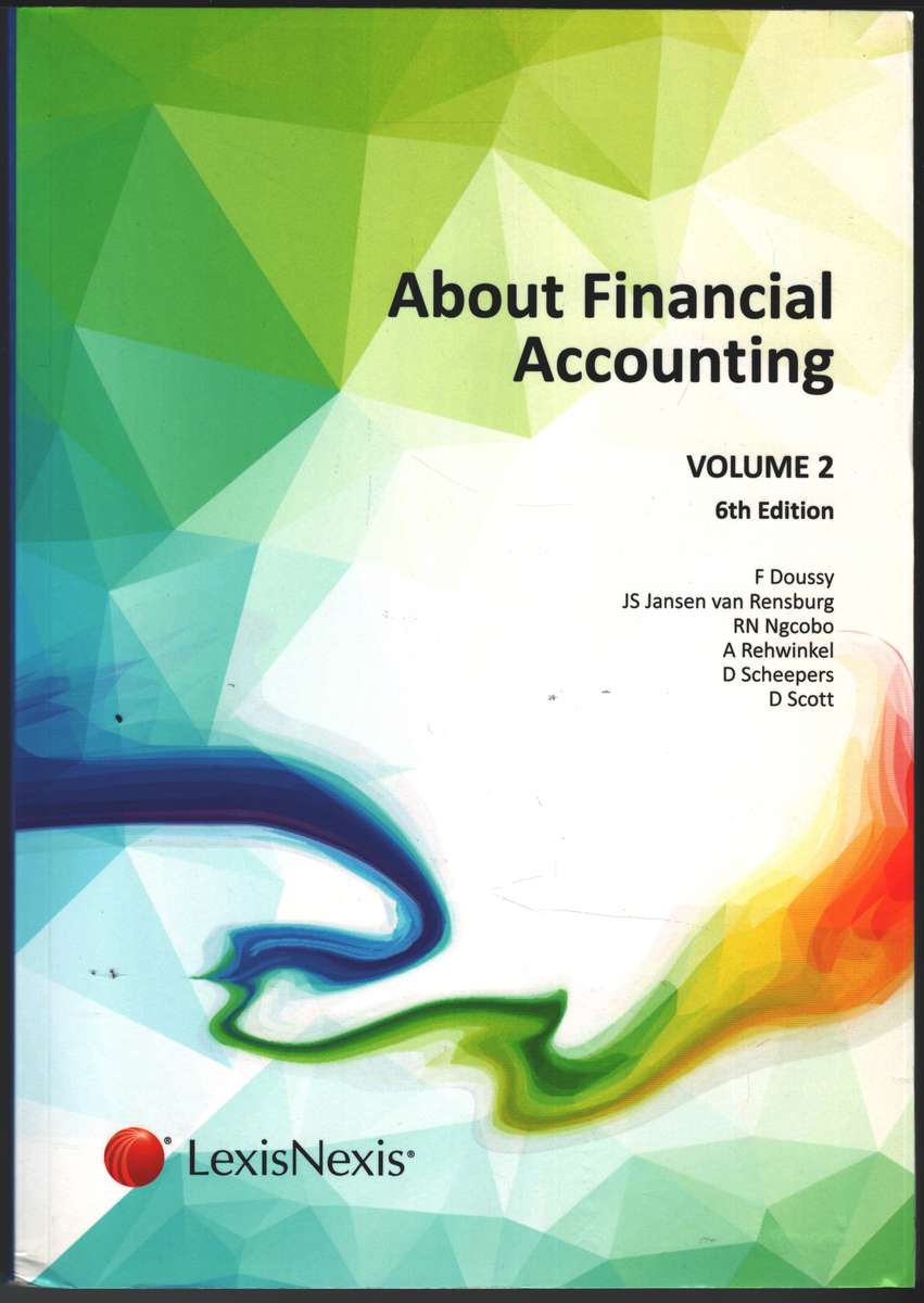 ABOUT FINANCIAL ACCOUNTING VOL 2 6E SECONDHAND - BERRY