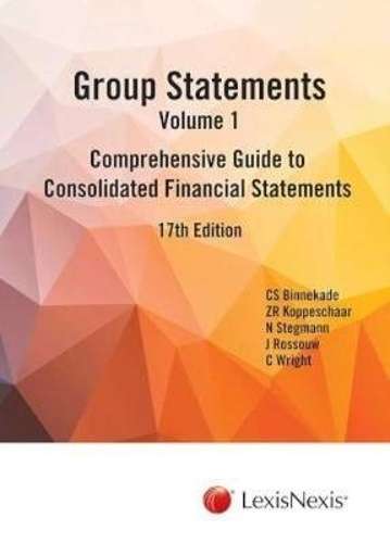 ZOLD GROUP STATEMENTS VOL 1 17ED - BINNEKADE,CS