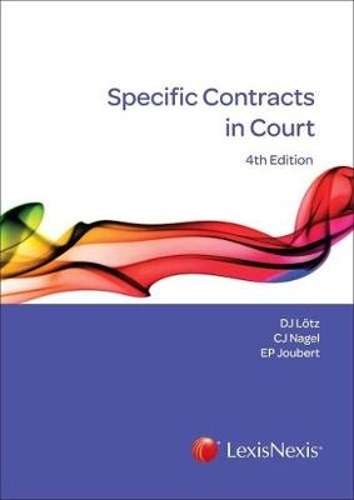 Specific contracts in court - LOTZ,DJ