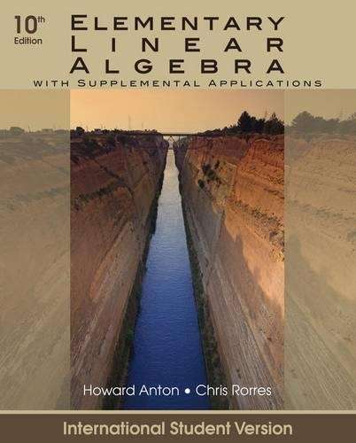 ELEMENTARY LINEAR ALGEBRA & SUP A SECONDHAND - ANTON,H