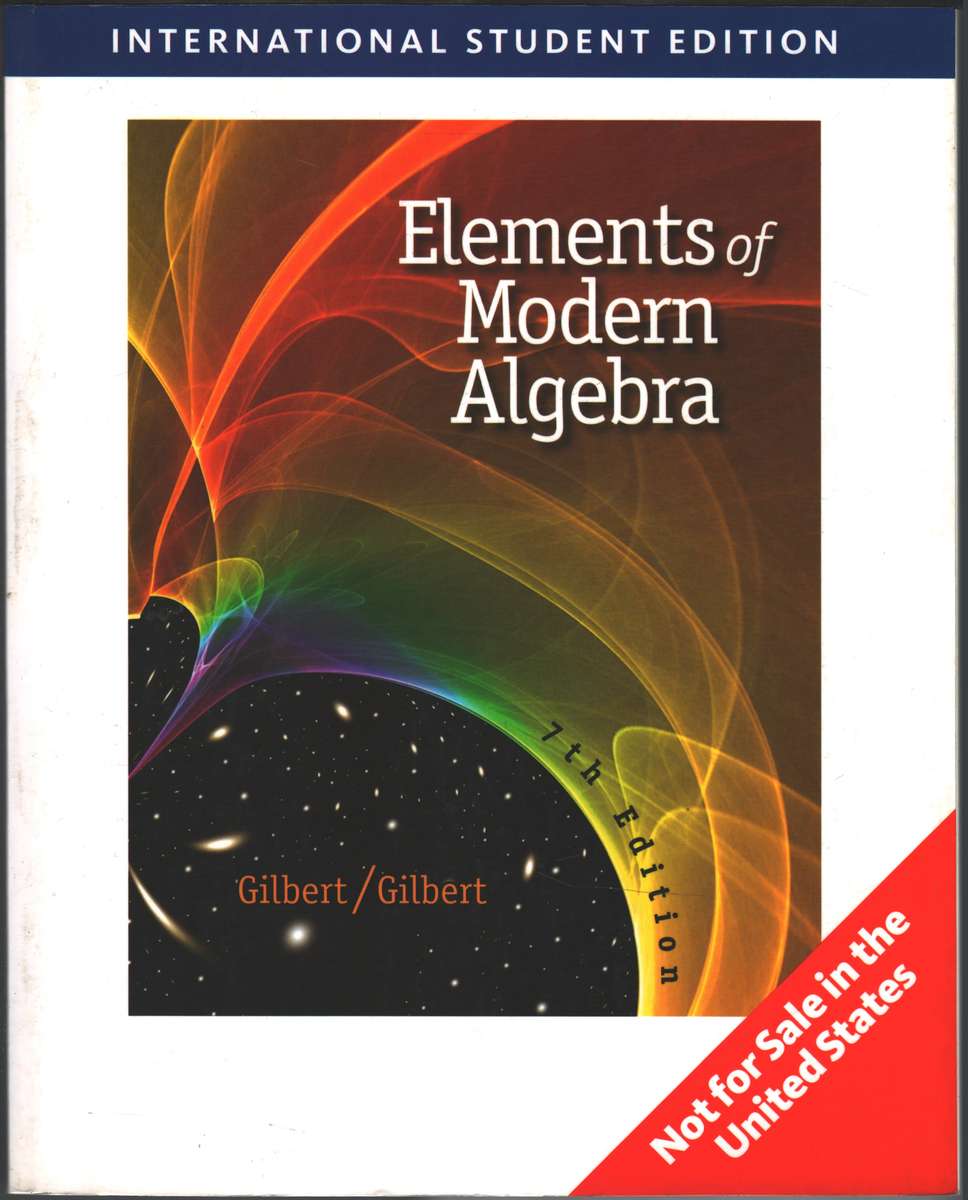 ELEMENTS MODERN ALGEBRA 7ED - GILBERT