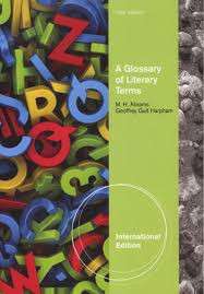 GLOSSARY OF LIT TERMS 10E SECONDHAND - ABRAMS,M