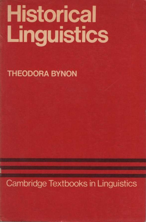 HISTORICAL LINGUISTICS SC 2H SECONDHAND - BYBIB,T