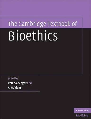 The Cambridge Textbook of Bioethics - SINGER