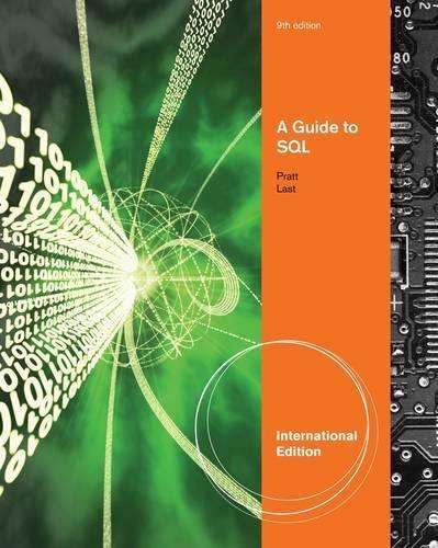 GUIDE TO SQL SECONDHAND - PRATT,P