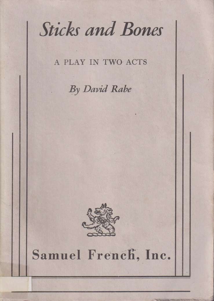 STICKS & BONES PLAY IN 2 ACTS SECONDHAND - RABE,D