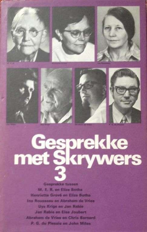 GESPREKKE MET SKRYWERS 3 - VERSKEIE