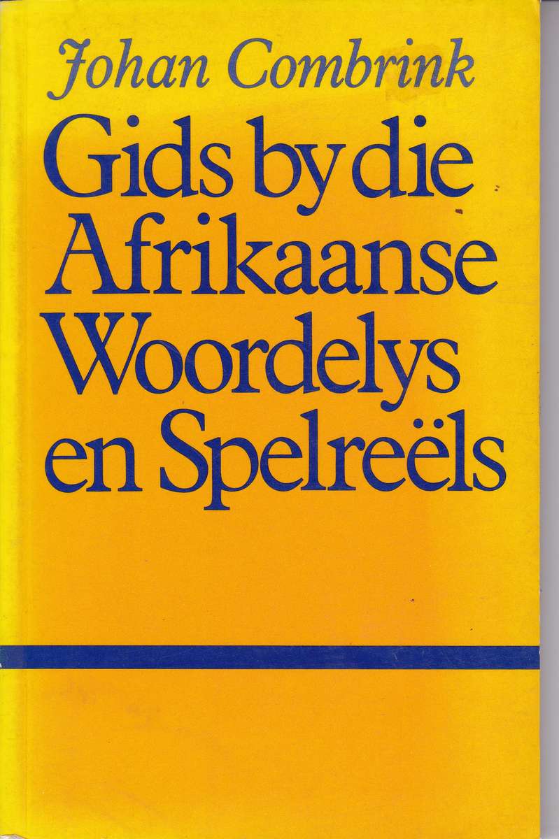 GIDS BY DIE AFR WOORDELYS & SPELREELS SECONDHAND - COMBRINK