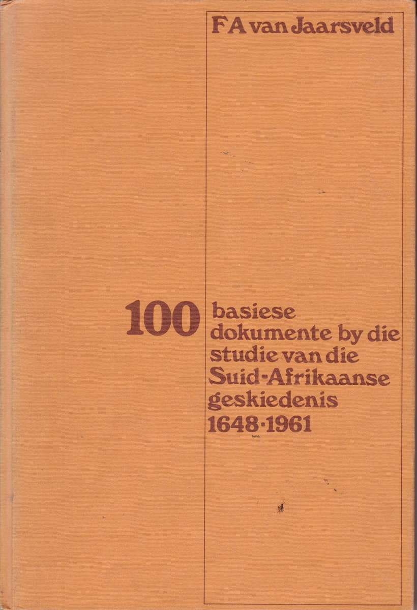 100 BASIESEDOKUMENTE BY DIE STUDIE 2H SECONDHAND - VANJAARSVELD,FA