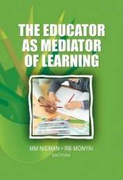EDUCATOR AS MEDIATOR OF LEARNING 2H SECONDHAND - NIEMAN,M