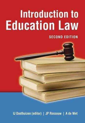 Introduction to Education Law - J.P. Rossouw