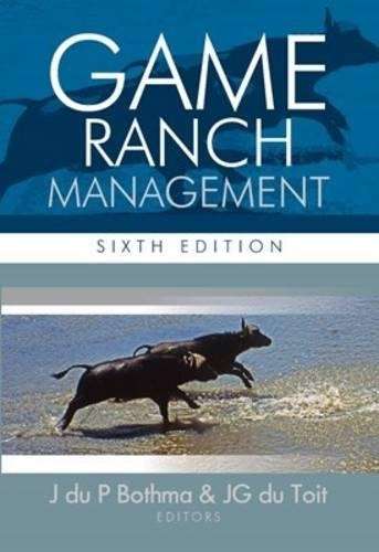 Game ranch management - BOTHMA