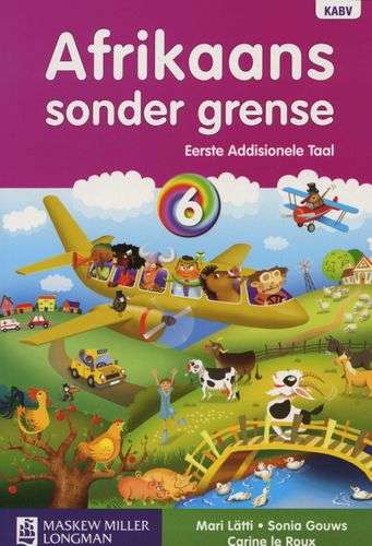 AFRIKAANS SONDER GRENSE GR6 LEERDERBOEK SECONDHAND - AFR-GR6