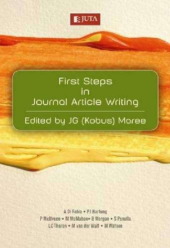 First steps in journal article writing - MAREE,J