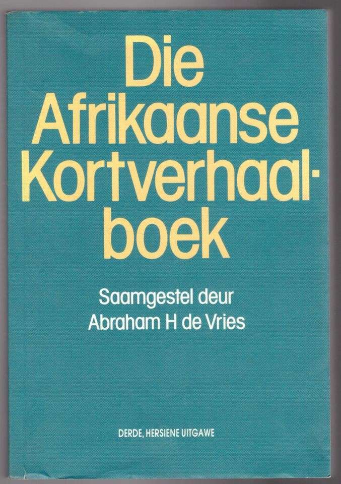 AFRIKAANSE KORTVERHAALBOEK - DEVRIES,AH