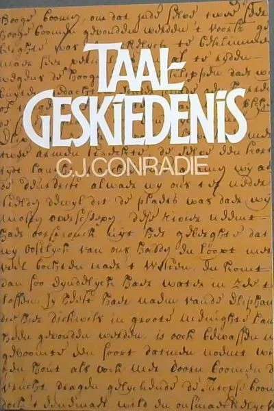 TAALGESKIEDENIS - CONRADIE,C