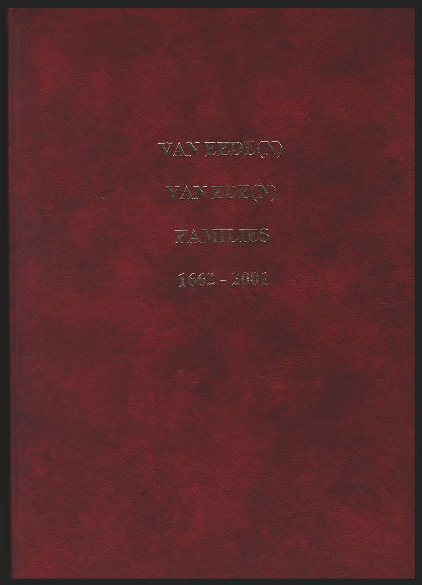 VAN EEDEN VAN EDEN FAMILIES - DEVDEKOCK,G