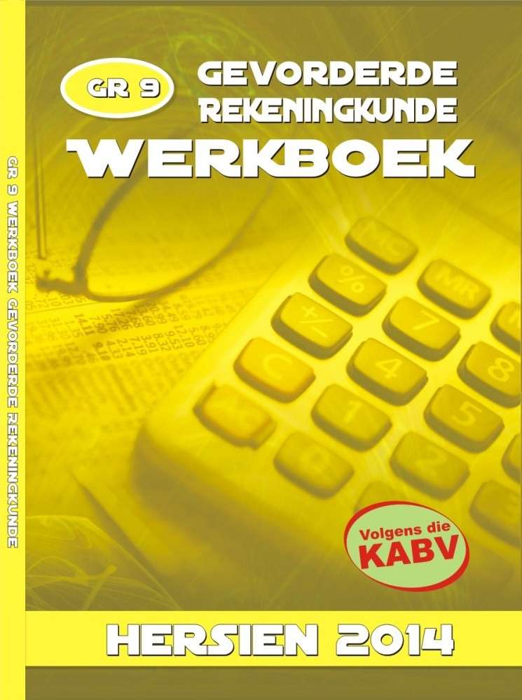 GEVORDERDE REKENINGKUNDE GR9 WB - GR09WB