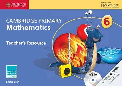 CAMBRIDGE PRIM MATH 6 TG WITH CD - CAMBRIDGE