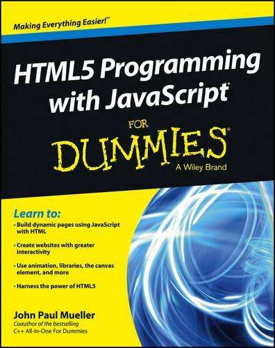 HTML5 PROGRAMMING FOR DUMMIES - MUELLER,J