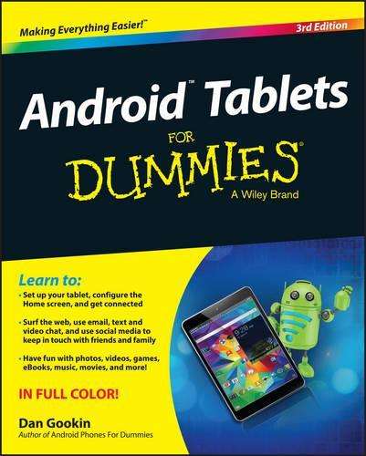ANDROID TABLETS FOR DUMMIES 3E - GOOKIN,D