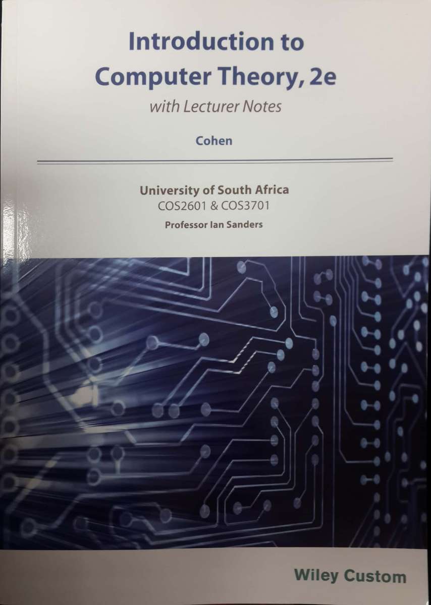 COMPUTER THEORY CUSTOM 2ED WITH LECTURE SECONDHAND - COHEN
