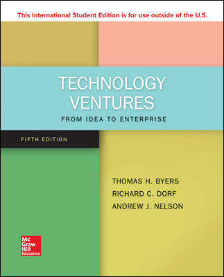 TECHNOLOGY VENTURES FROM IDEA 5ED - BYERS,DORF