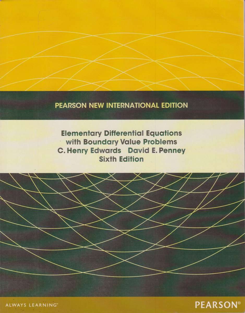 ELEMENTARY DIFFERENTIAL EQUATIONS 6ED 2H SECONDHAND - EDWARDS,CH