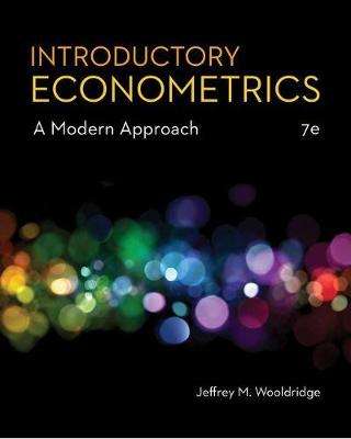 INTRO TO ECONOMETRIC 7E 2HND - WOOLDRIDGE