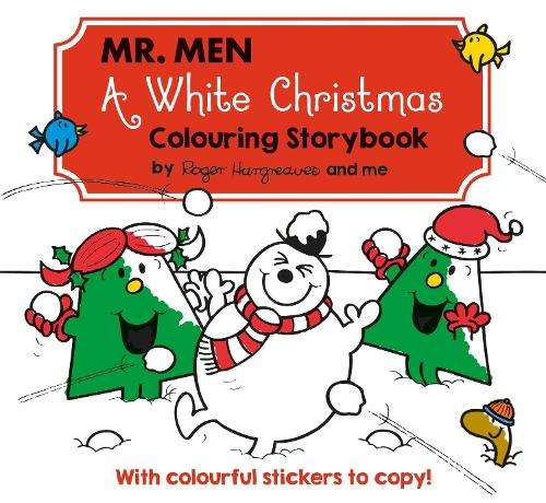 Mr Men A White Christmas Colouring Storybook - Adam Hargreaves