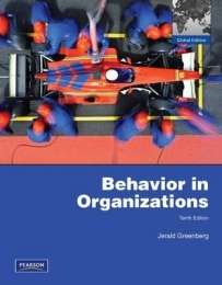 BEHAVIOUR IN ORGANIZATIONS 2H SECONDHAND - GREENBERG