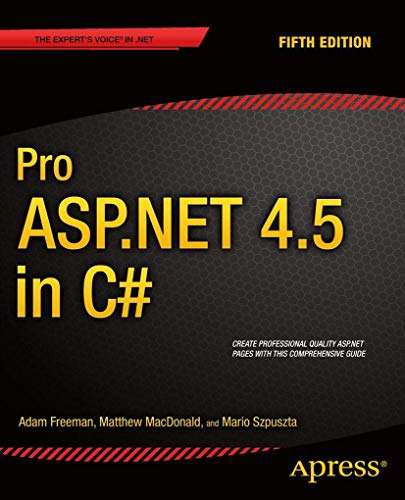 PRO ASP NET 4.5 IN C 5ED - FREEMAN,A