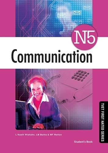 Communication N5 - L. Noeth Wiehahn