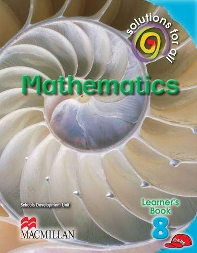 Solutions for all maths: Gr 8: Learner's book - MATHS-GR8