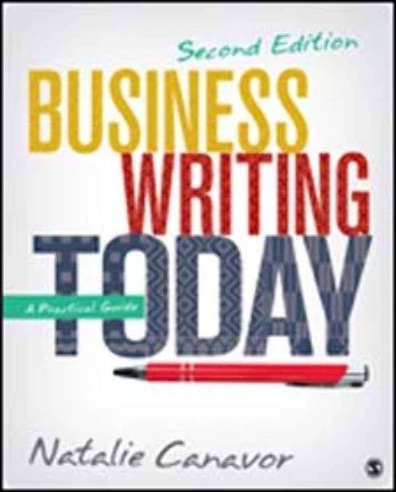 Business Writing Today - Natalie Canavor