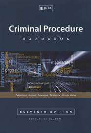CRIMINAL PROCEDURE HANDBOOK SECONDHAND - JOUBERT