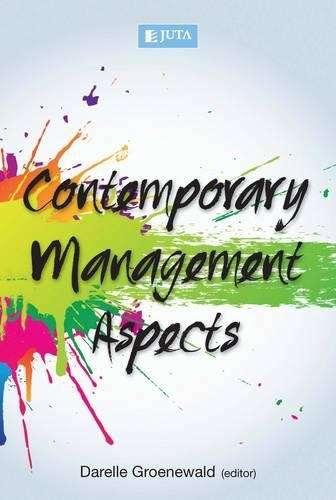 CONTEMPORARY MANAGEMENT ASPECTS - GROENEWALD,D
